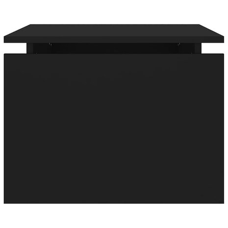 Salontafel 68x50x38 cm spaanplaat zwart 8720286606735 6