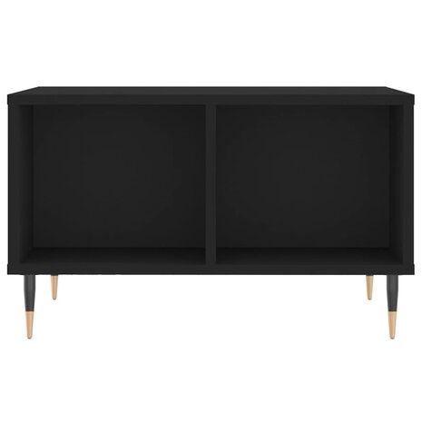 Salontafel 60x50x36,5 cm bewerkt hout zwart 8721012109162 4