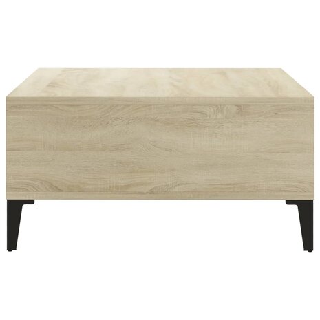 Salontafel 60x60x30 cm bewerkt hout sonoma eikenkleurig 8720286357989 4