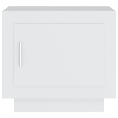 Salontafel 51x50x45 cm bewerkt hout wit 8720286966129 3