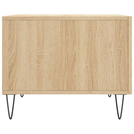 Salontafel 50x50x35 cm bewerkt hout sonoma eikenkleurig 8720845428471 7