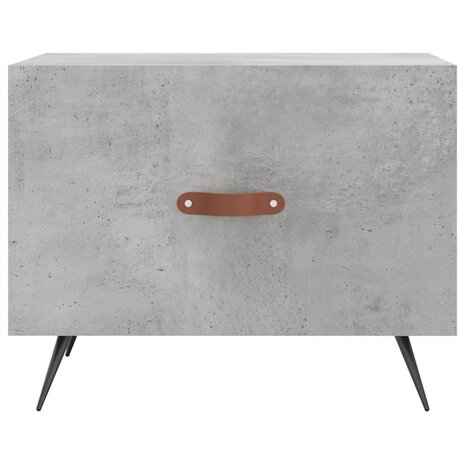 Salontafel 50x50x40 cm bewerkt hout betongrijs 8720845428013 5