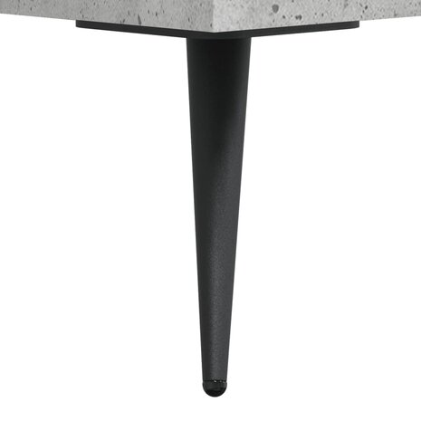 Salontafel 50x50x40 cm bewerkt hout betongrijs 8720845428013 10