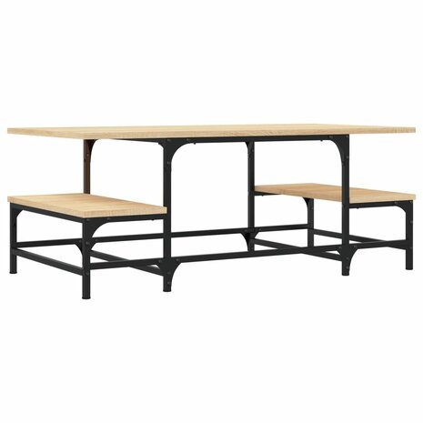 Salontafel 100x50,5x40 cm bewerkt hout sonoma eikenkleurig 8721012125360 2