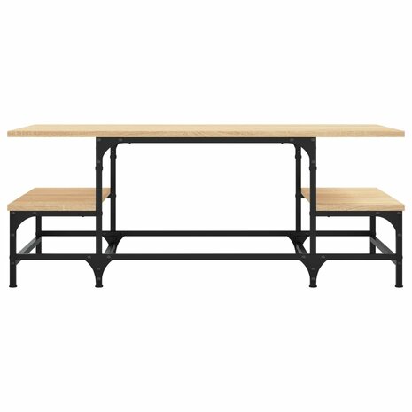 Salontafel 100x50,5x40 cm bewerkt hout sonoma eikenkleurig 8721012125360 4