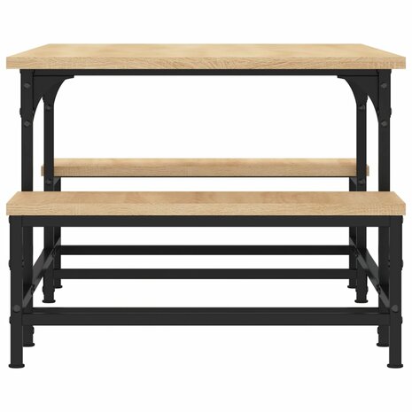Salontafel 100x50,5x40 cm bewerkt hout sonoma eikenkleurig 8721012125360 5