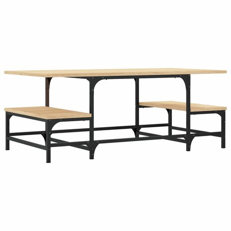 Salontafel 100x50,5x40 cm bewerkt hout sonoma eikenkleurig 8721012125360 6