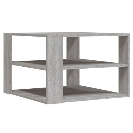 Salontafel 59,5x59,5x40 cm bewerkt hout grijs sonoma 8720845434915 2