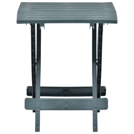 Tuintafel inklapbaar 45x43x50 cm kunststof groen 8719883859927 2