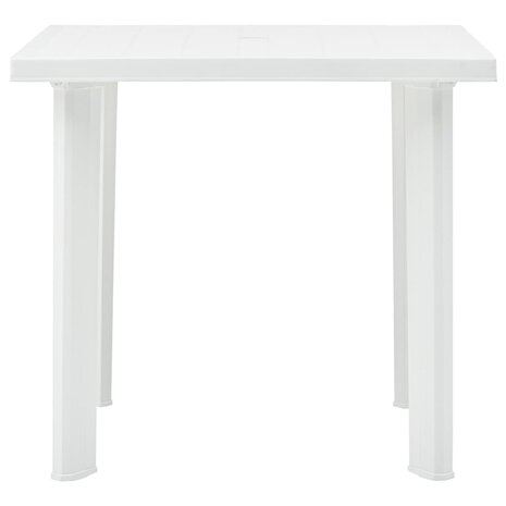 Tuintafel 80x75x72 cm kunststof wit 8719883859859 2