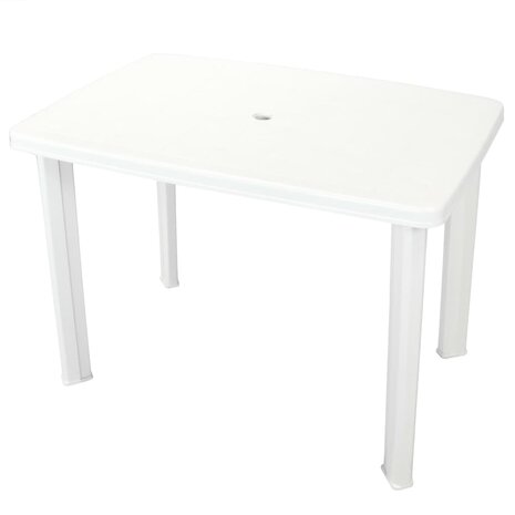 Tuintafel 101x68x72 cm kunststof wit 8718475570622 1