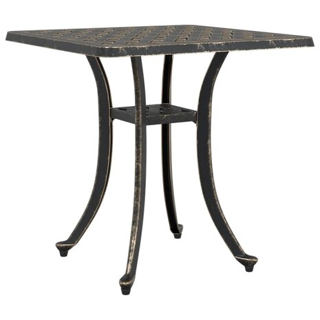 Tuintafel 53x53x53 cm gietaluminium bronskleurig 8721012475564 2