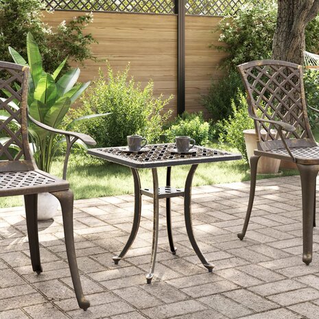 Tuintafel 53x53x53 cm gietaluminium bronskleurig 8721012475564 3