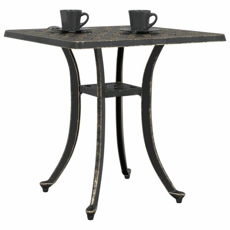 Tuintafel 53x53x53 cm gietaluminium bronskleurig 8721012475564 4