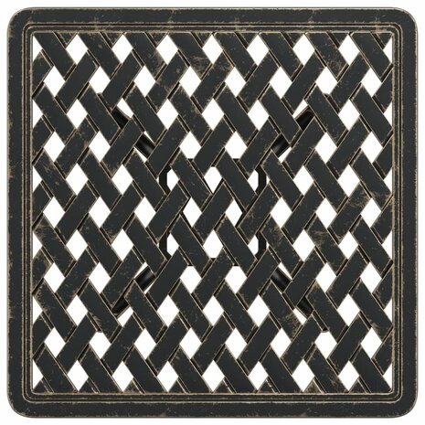 Tuintafel 53x53x53 cm gietaluminium bronskleurig 8721012475564 8