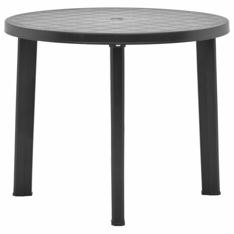 Tuintafel 89 cm kunststof antraciet 8719883859903 1