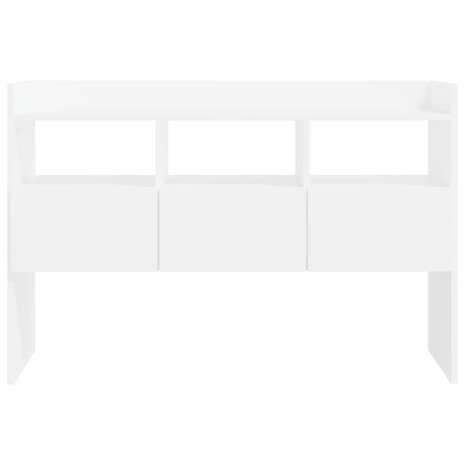 Dressoir 105x30x70 cm bewerkt hout wit 8720286607176 6