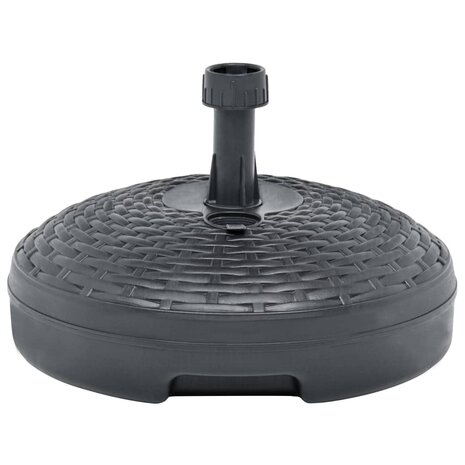Parasolvoet gevuld zand/water 20 L kunststof rattan antraciet 8719883859552 2