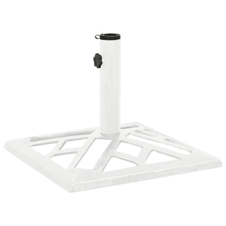 Parasolvoet 44x44x31 cm gietijzer wit 8720286722749 1