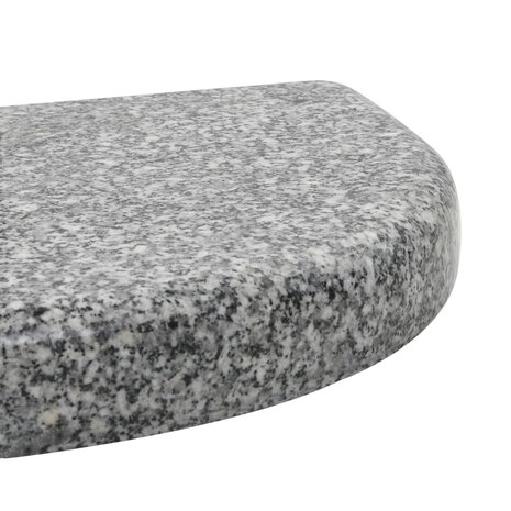 Parasolvoet gebogen 10 kg graniet grijs 8718475708773 5