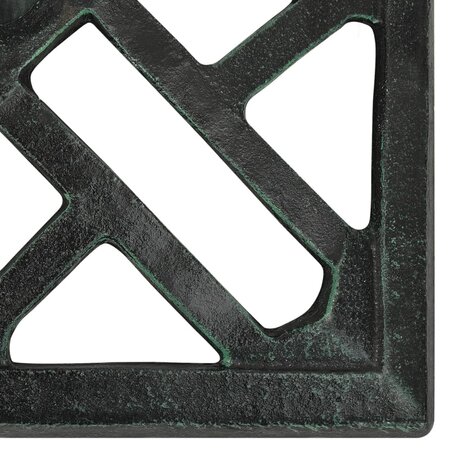 Parasolvoet 44x44x31 cm gietijzer groen 8720286722732 5