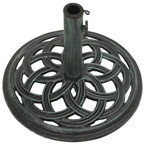 Parasolvoet 44x44x31 cm gietijzer groen 8720286722695 3