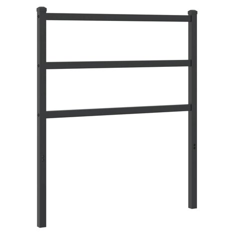 Hoofdbord 80 cm metaal zwart 8721012302891 2