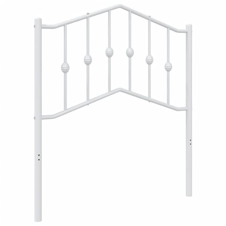 Hoofdbord 80 cm metaal wit 8721012211742 2