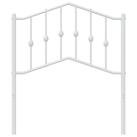 Hoofdbord 80 cm metaal wit 8721012211742 3