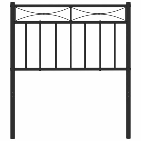 Hoofdbord 75 cm metaal zwart 8721012210264 3