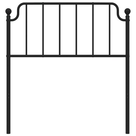 Hoofdbord 90 cm metaal zwart 8721012212244 3