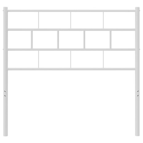 Hoofdbord 107 cm metaal wit 8721012189393 3