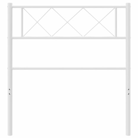 Hoofdbord 107 cm metaal wit 8721012191358 3