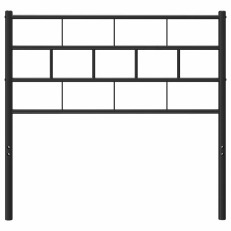 Hoofdbord 107 cm metaal zwart 8721012188907 3