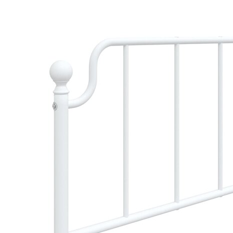 Hoofdbord 100 cm metaal wit 8721012212749 5