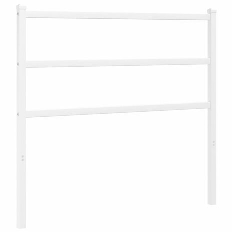 Hoofdbord 100 cm metaal wit 8721012303409 2