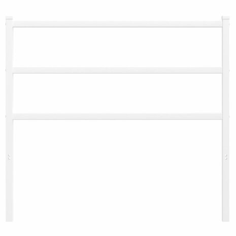 Hoofdbord 100 cm metaal wit 8721012303409 3