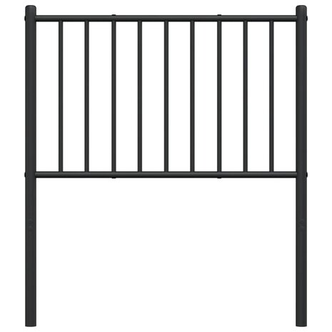 Hoofdbord metaal zwart 75 cm 8720845721329 5
