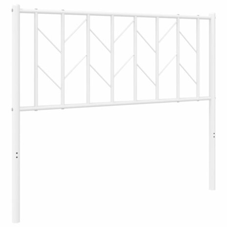 Hoofdbord 100 cm metaal wit 8721012250482 2