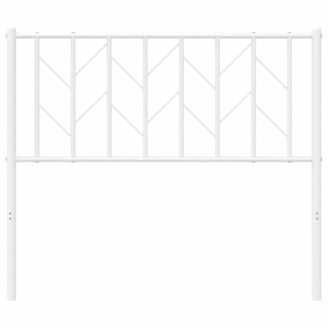 Hoofdbord 100 cm metaal wit 8721012250482 4