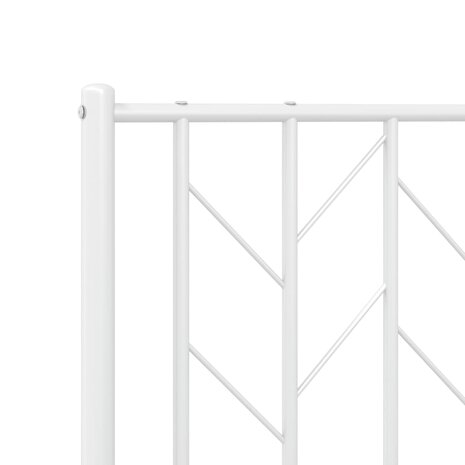 Hoofdbord 100 cm metaal wit 8721012250482 6