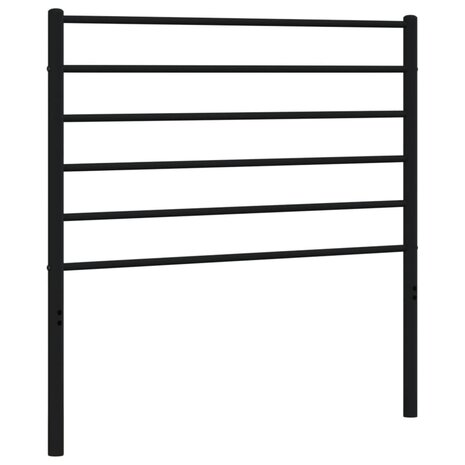 Hoofdbord metaal zwart 90 cm 8720845787837 2