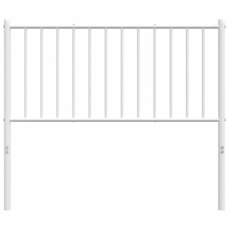 Hoofdbord metaal wit 100 cm 8720845722029 5