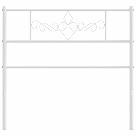 Hoofdbord 107 cm metaal wit 8721012048034 3