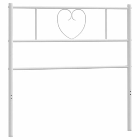 Hoofdbord 75 cm metaal wit 8721012048973 3