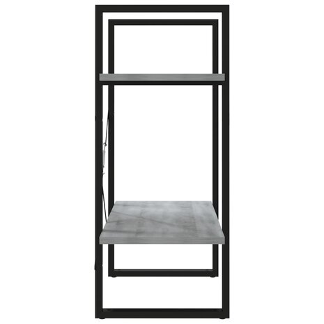 Boekenkast 60x30x70 cm bewerkt hout grijs sonoma eikenkleurig 8720287088134 6