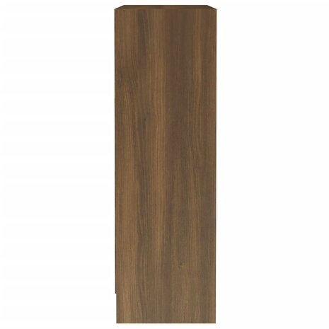 Boekenkast 60x24x76 cm bewerkt hout bruin eikenkleur 8720286931516 5