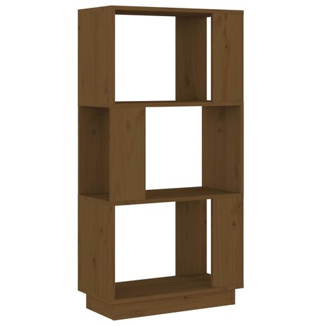 Boekenkast/kamerscherm 51x25x101 cm grenenhout honingbruin 8720286905807 2