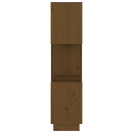 Boekenkast/kamerscherm 51x25x101 cm grenenhout honingbruin 8720286905807 6