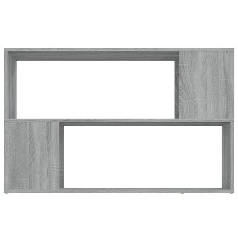 Boekenkast 100x24x63 cm bewerkt hout grijs sonoma eikenkleurig 8720286956922 5